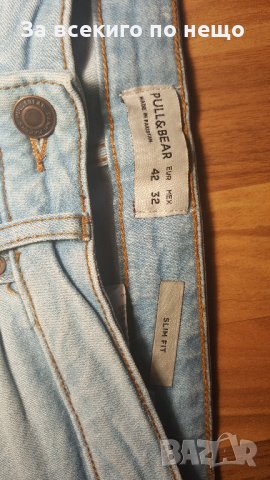 Pull & Bear светло сини дънки slim, снимка 6 - Дънки - 32928796
