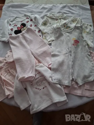 Дрешки за бебе момиче. Размер 0-3м, 3-6м