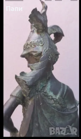 Бронзова скулптура на богинята "Белона", снимка 4 - Антикварни и старинни предмети - 48021731