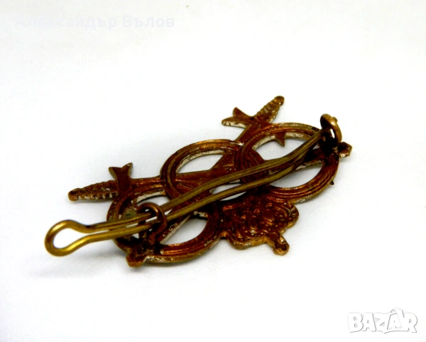 Стар Армейски Военен Белгийски Спортен Знак Емайл, снимка 5 - Антикварни и старинни предмети - 53119045