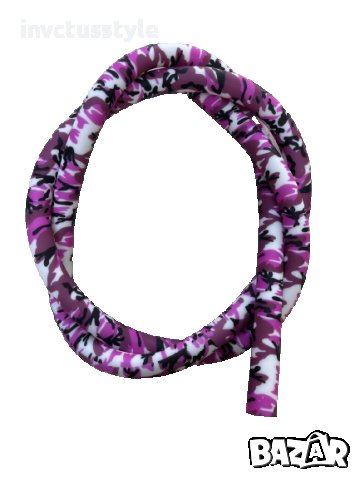 Силиконов маркуч - Розов камуфлаж