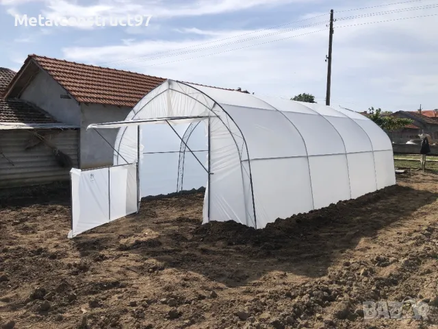 Оранжерии “Металконструкт97” / Оранжерия с Израелски полиетилен.(4,6,8 метра ширини), снимка 16 - Оранжерии - 43818072