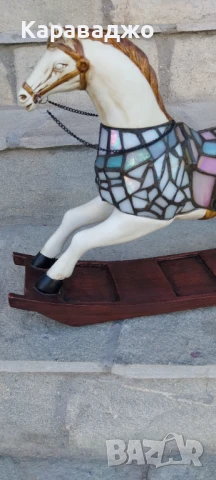 Настолна Лампа Тифани, снимка 3 - Настолни лампи - 50751910