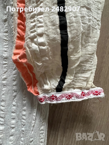 Стара дамска риза - част от народна носия, снимка 7 - Други - 53561637