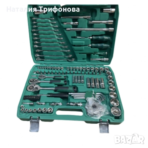 Комплект инструменти за ремонт на автомобил, 121 части