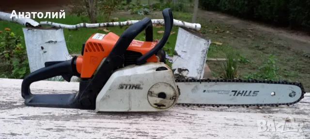 Моторен трион STIHL MS 180, снимка 4 - Градинска техника - 47566608