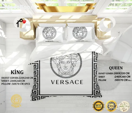 Versace спални комплекти Различни цветове , снимка 3 - Спално бельо - 48944618