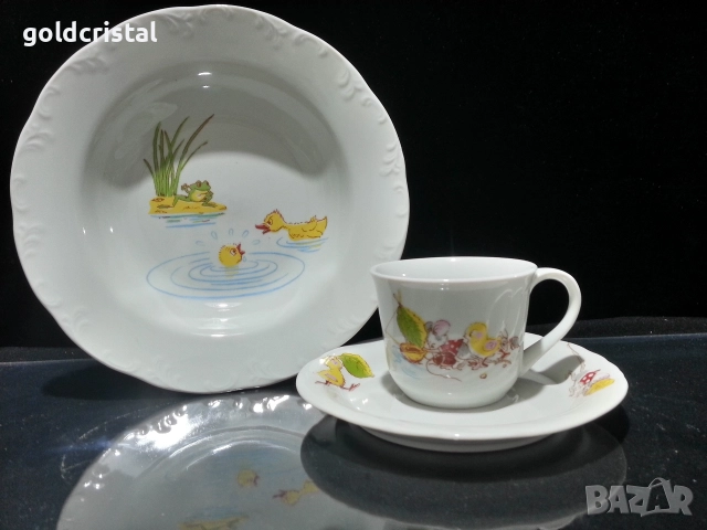 български порцелан детски комплект 