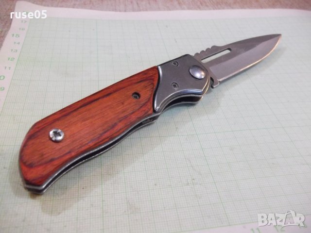 Нож сгъваем полуавтоматичен, снимка 5 - Ножове - 27921301