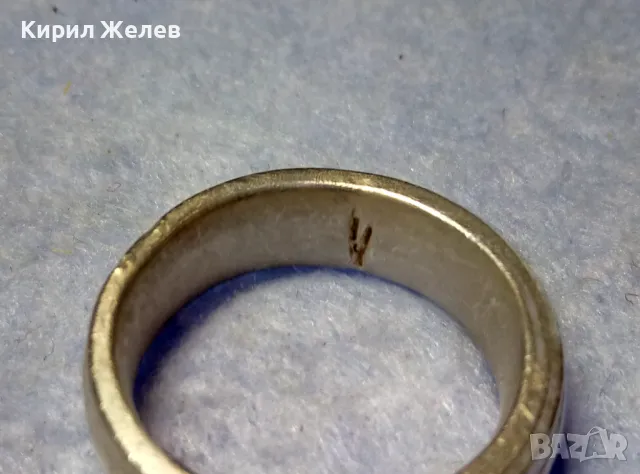 СТИЛНА МАСИВНА СРЕБЪРНА ХАЛКА ПРЪСТЕН МАРКОВО СРЕБРО 925 ПРОБА 48622, снимка 13 - Пръстени - 50354710