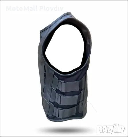 Кожен елек icon кожа естествена телешка кожа мото мъжки дамски детски, снимка 4 - Аксесоари и консумативи - 49178345