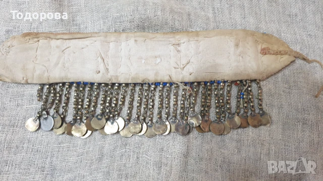 Старинен накит от сачан и цветни камъни, снимка 7 - Антикварни и старинни предмети - 50448527