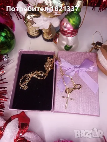 Колие кръст с безкрайност