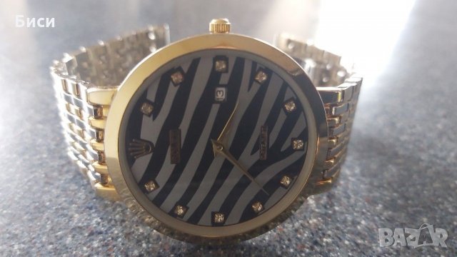 Rolex Datejust ,750/18k.gold plated-нов дамски часовник, снимка 8 - Дамски - 32424761