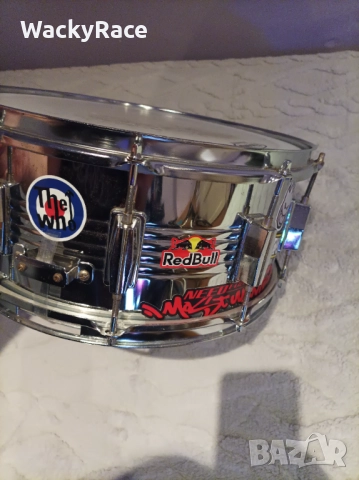 Метално барабанче 14x6.5 + калъф, снимка 7 - Ударни инструменти - 52930308