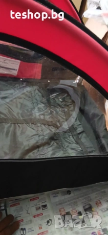 Велосипедно ремарке за деца или животни Jago в червен цвят, снимка 2 - Аксесоари за велосипеди - 53050561