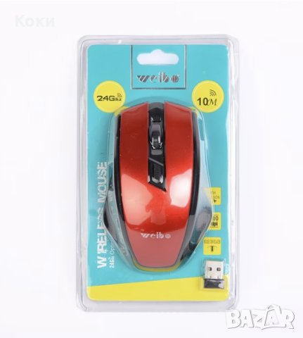 Безжична мишка Weibo RF2812 WIRELESS RF2812, снимка 4 - Друга електроника - 43776806