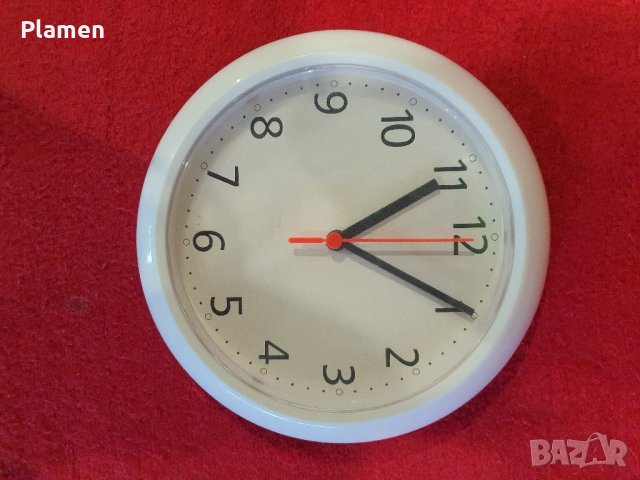 Стенен часовник 23,5см, снимка 3 - Стенни часовници - 40006551