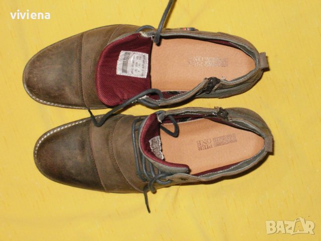 PIER ONE мъжки нови естествена кожа 42/43, снимка 9 - Мъжки боти - 38649307
