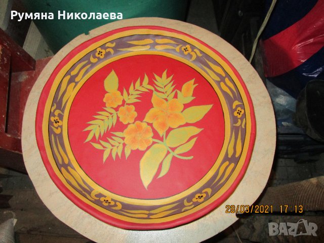 декоративна керамична чиния, снимка 3 - Декорация за дома - 32352617