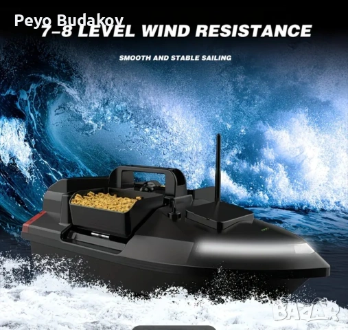 Лодка за захранка с GPS + сак, снимка 6 - Такъми - 53511167