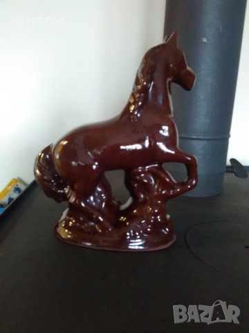 Керамичен Кон от соца., снимка 7 - Антикварни и старинни предмети - 27495796