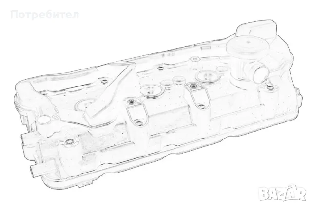 Оригинален Капак на клапаните на цилиндровата глава AUDI VOLKSWAGEN, снимка 3 - Части - 49621416