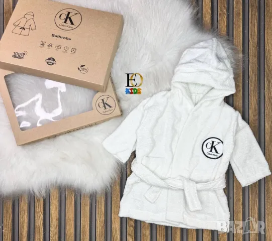 бебешки халати в кутия calvin klein burberry tommy hilfiger louis vuitton , снимка 2 - Други - 50422967