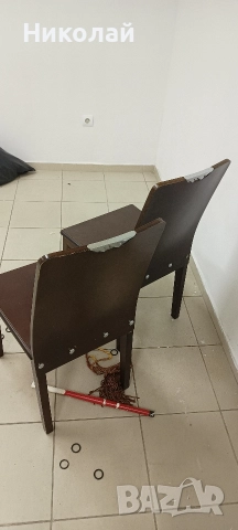 дървени столове два броя, снимка 2 - Столове - 52856563