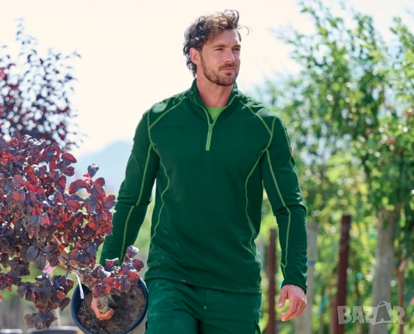 Engelbert Strauss Термо Еластичен Функционален ТЕРМО ПУЛОВЕР / блуза  размер М