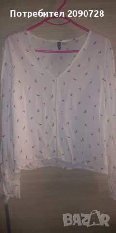 Блузка на черешки, снимка 1 - Блузи с дълъг ръкав и пуловери - 32671048