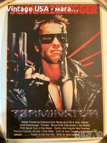 Ретро филмов постер / плакат - Терминатор / Terminator, снимка 1 - Екшън - 48747968