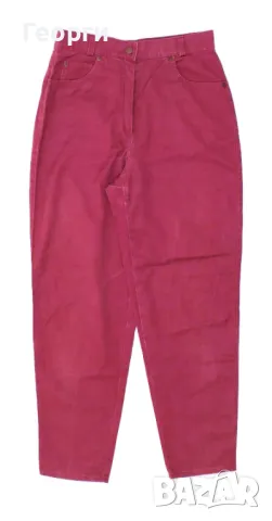 Летни дънки стил Mom, цвят тъмна циклама, р-р M-L