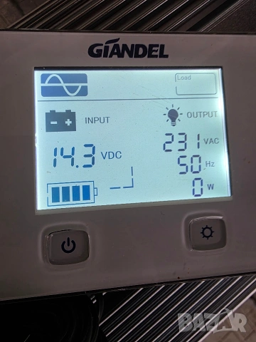 Инвертор GIANDEL 5000W 12V към 230V Чиста Синусоида с Дистанционно, снимка 8 - Друга електроника - 53377316