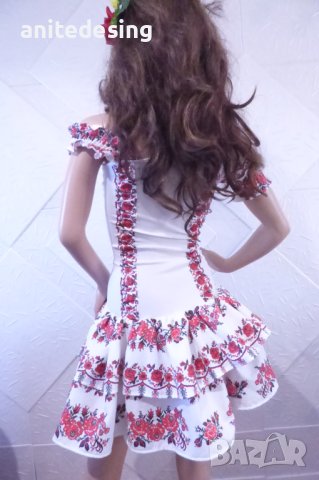 Детска рокля за танци или друг вид празненства с български етно мотиви, снимка 17 - Детски рокли и поли - 38765921