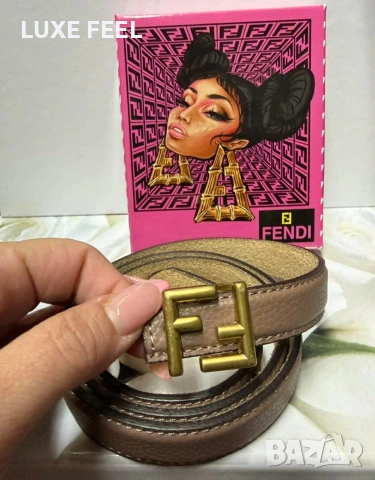 Fendi ⚜️ Естествена Кожа , снимка 3 - Колани - 53584418