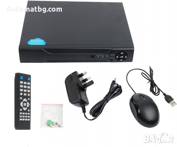 DVR Automat, 4-канален, хибриден 5 в 1, H.264 система за запис на видео наблюдение, без твърд диск