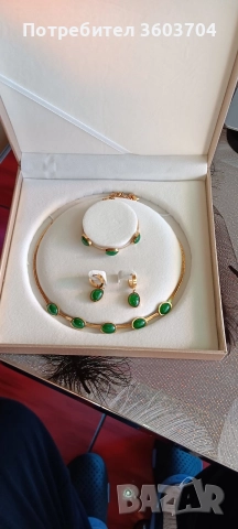 италиански дамски комплект, снимка 2 - Бижутерийни комплекти - 52837653