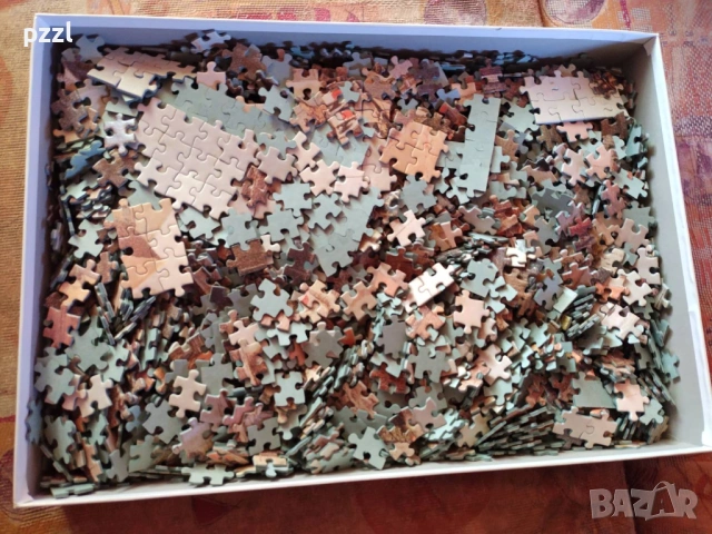 Пъзел "At the Harbour” Ravensburger 1982г. 2000 части, снимка 2 - Пъзели - 53161311