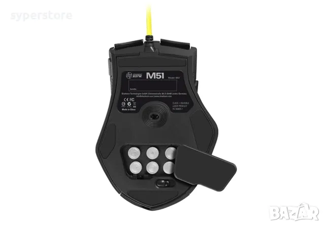Мишка Геймърска Лазерна USB SHARKOON - SHARK Zone M51+   /SH0014 8200dpi 11 btn Laser GAMING mouse, снимка 5 - Клавиатури и мишки - 49740749