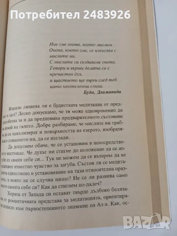 Светлините на будизма  Медитирайте, за да живеете по-добре. Разговори с Бокар Римпоче  Пако Рабан, снимка 4 - Езотерика - 48806313