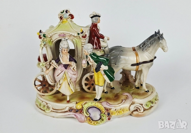 Фигура на каляска с дама и кавалер - Grafenthal