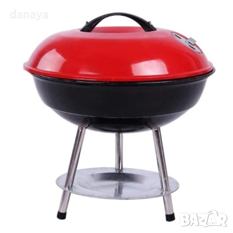 5651 Метално барбекю на дървени въглища, снимка 3 - Аксесоари за кухня - 53491561
