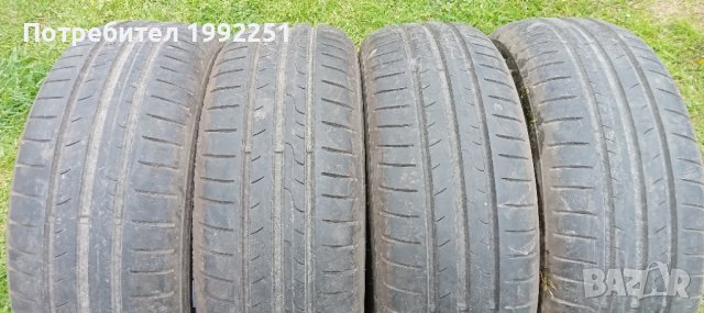 4бр летни гуми 195/60R15. Dunlop Sport Bluresponse. DOT 0713. 5.5 и 6мм дълбочина на шарката. Внос о, снимка 1 - Гуми и джанти - 40532220