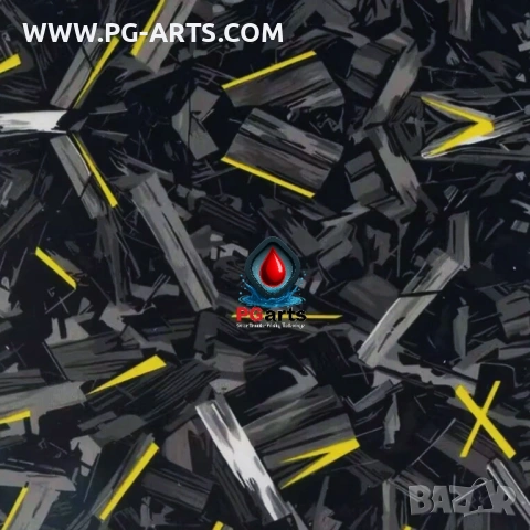 Фолио за хидрографика FORGET CARBON YELLOW 50, снимка 3 - Друго търговско оборудване - 53211377