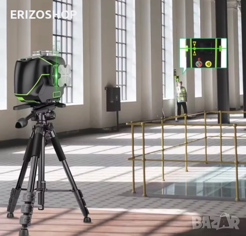 Huepar 3 D лазерен нивелир, снимка 5 - Измервателни инструменти - 51918028