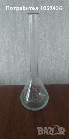 Лабораторна колба-100мл, снимка 2 - Лаборатория - 32939167