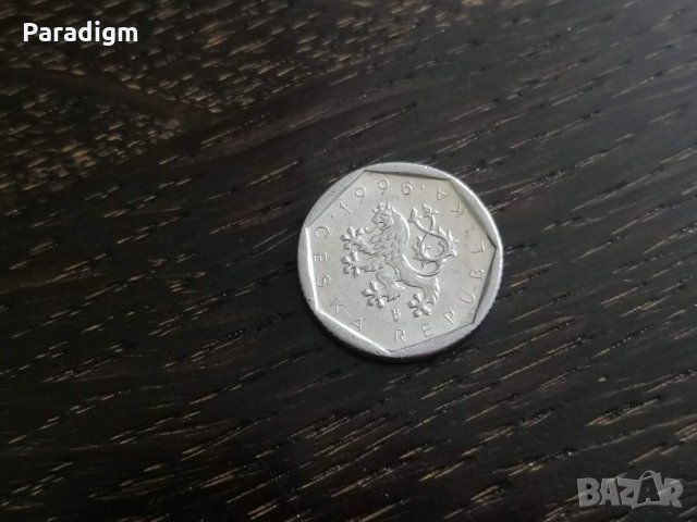 Монета - Чехословакия - 20 халера | 1996г., снимка 2 - Нумизматика и бонистика - 28220855