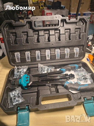 Инструмент за нитове LIBRATON, комплект инструменти за нитове 16", ръчен пистолет за , снимка 4 - Други инструменти - 53261517