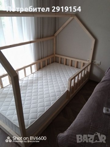 Детско легло тип къщичка, снимка 4 - Мебели за детската стая - 37107431